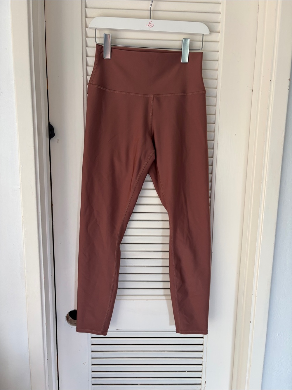 ALO Yoga High-Rise Dusty Rose Leggings